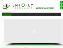 Tablet Screenshot of entofly-bioconversion.com